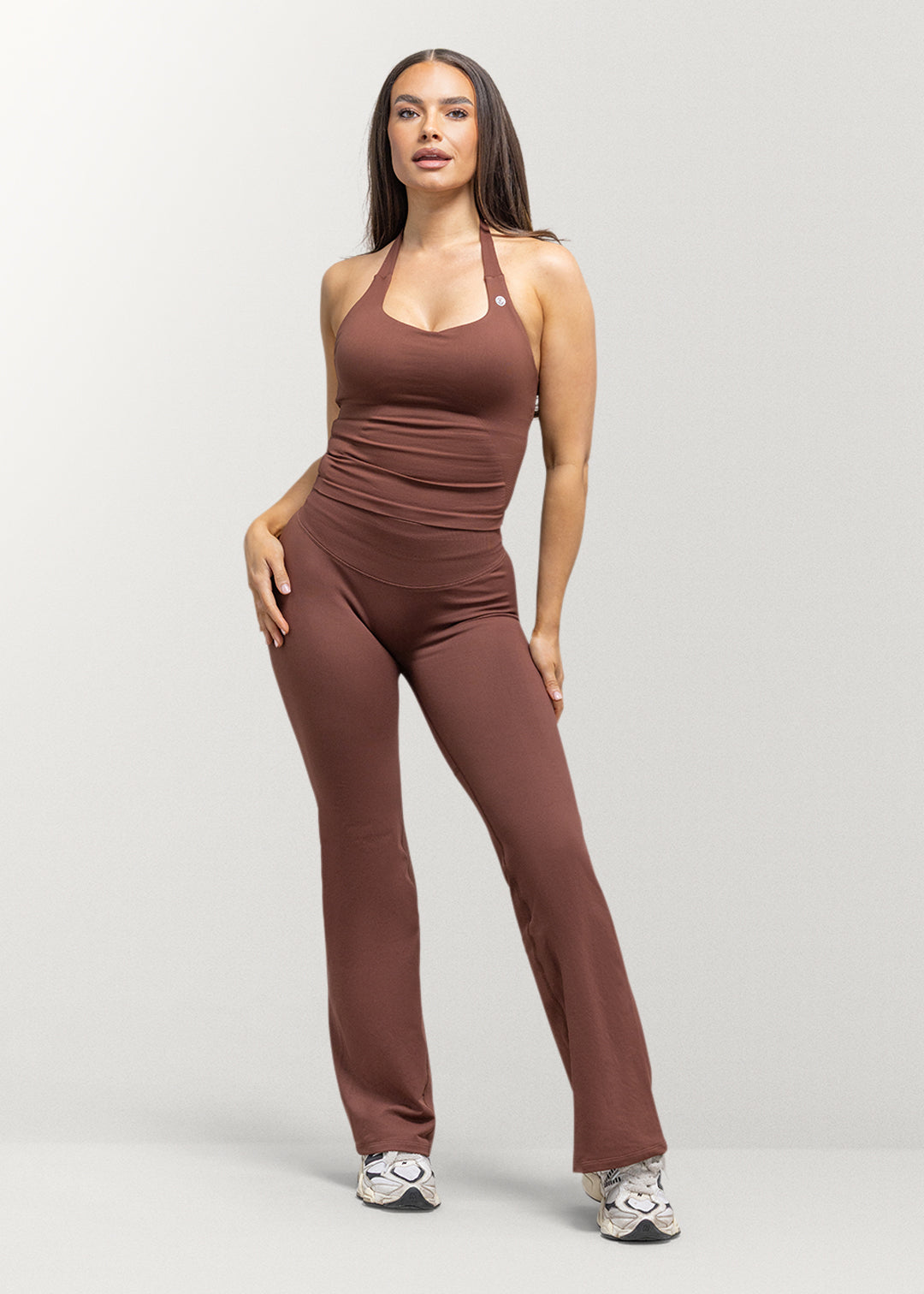 Drivn Flare Leggings – Mocha Fire