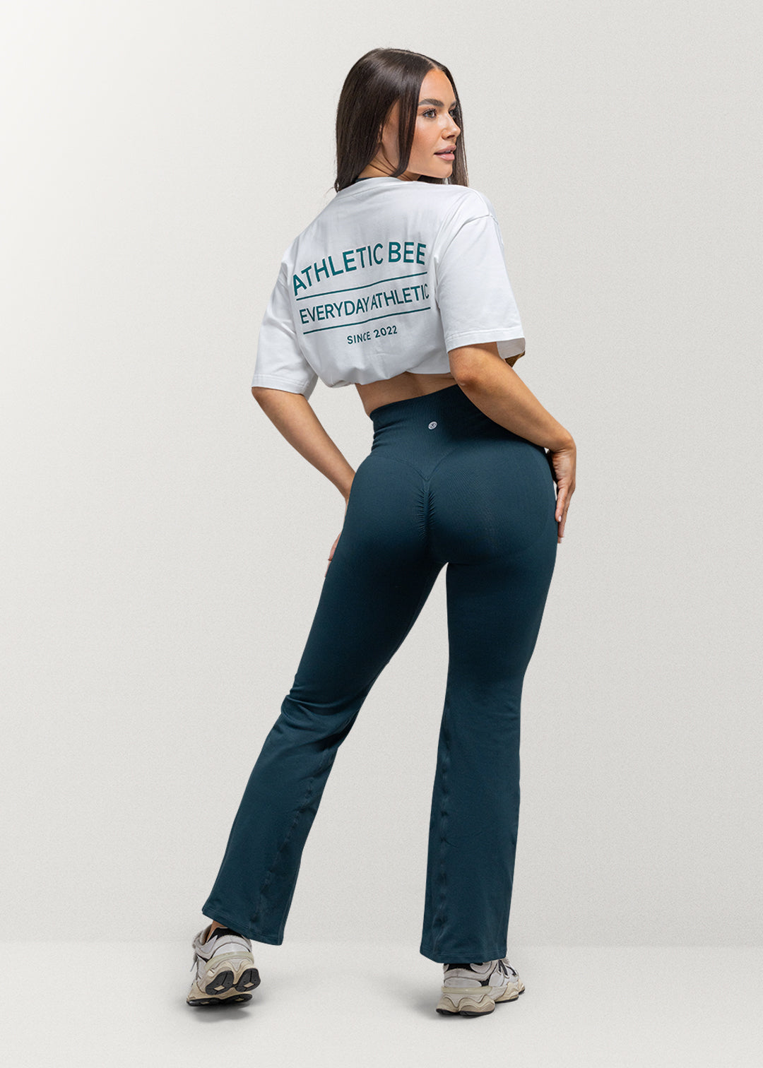 Alltagstaugliches, sportliches Oversize-T-Shirt in Weiß