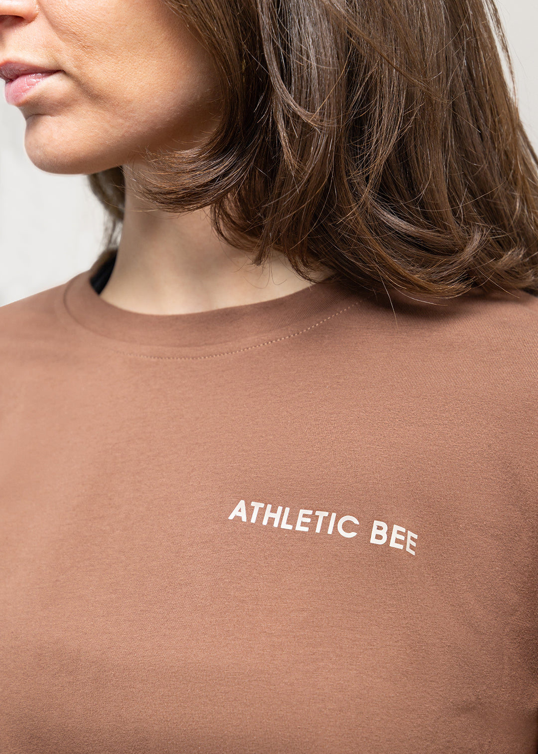 Alltagstaugliches, sportliches Oversize-T-Shirt in Braun