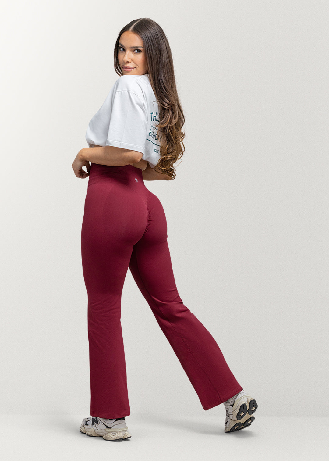 Fusion Flare Leggings – Crimson Rush
