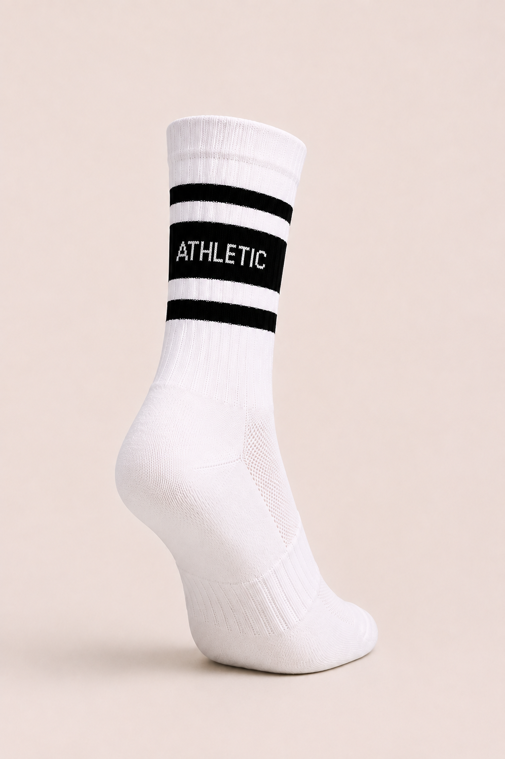 Crew-Socken – Sport – Weiß