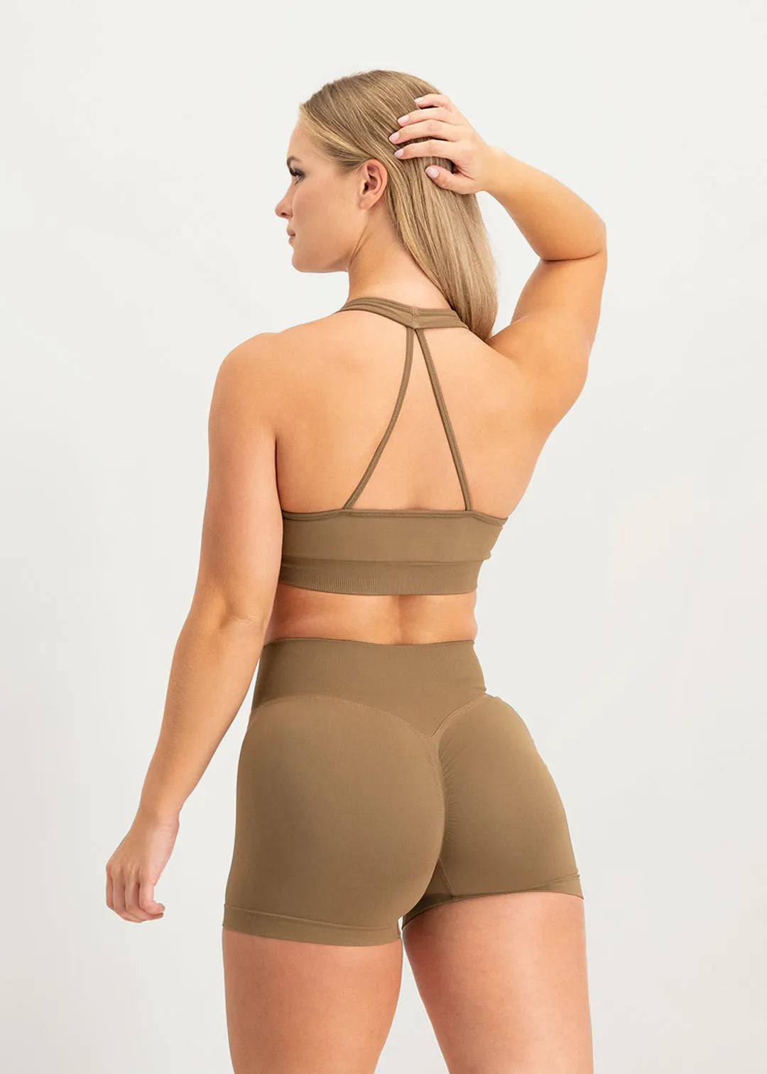 Flare Scrunch BH - Braun