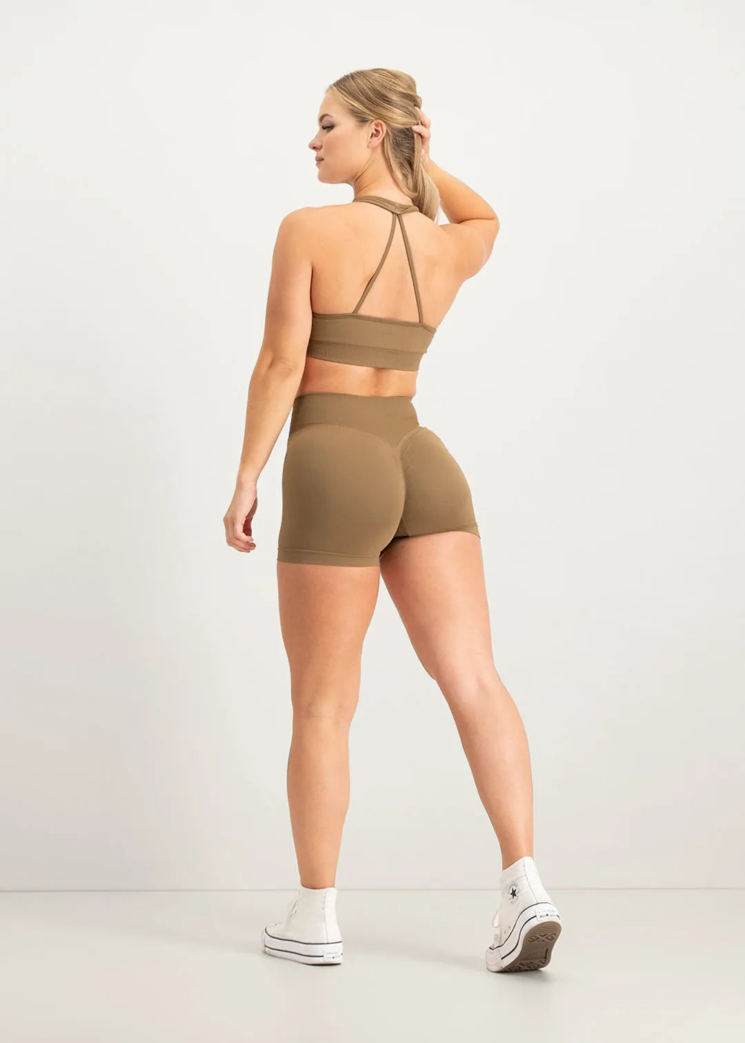 Flare Scrunch BH - Braun