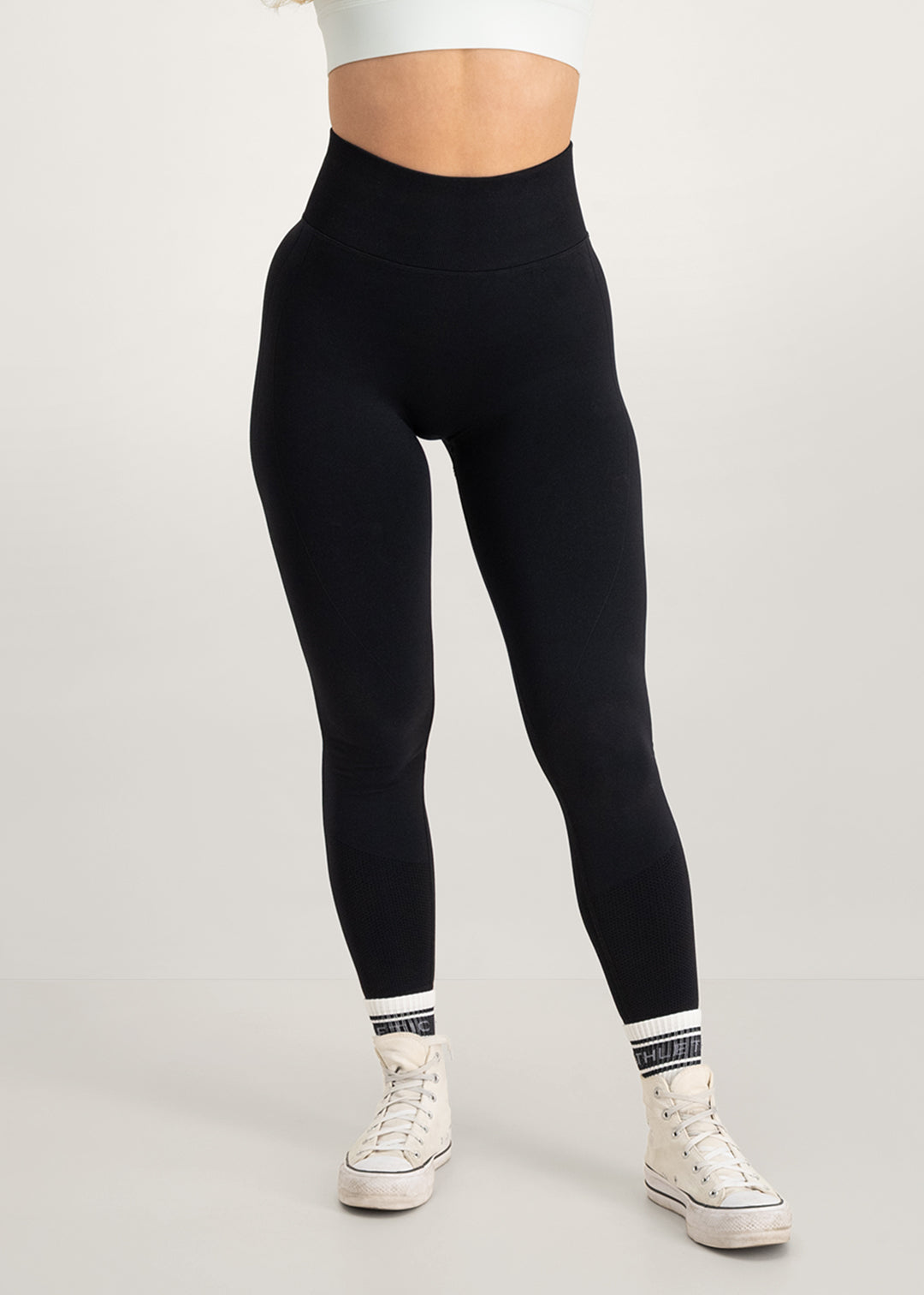 Fusion V2 - Scrunch Seamless Leggings Schwarz