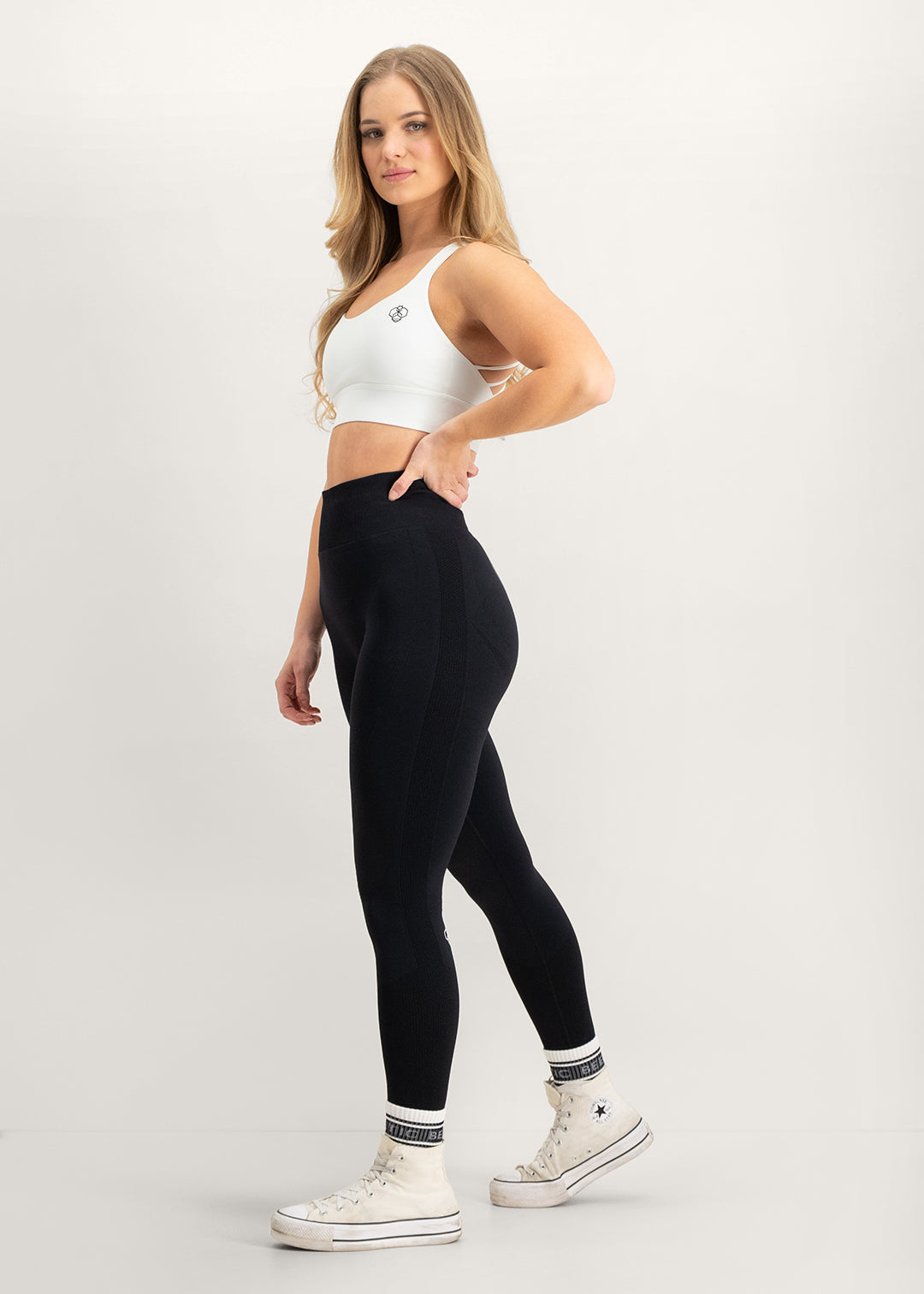 Fusion V2 - Scrunch Seamless Leggings Schwarz