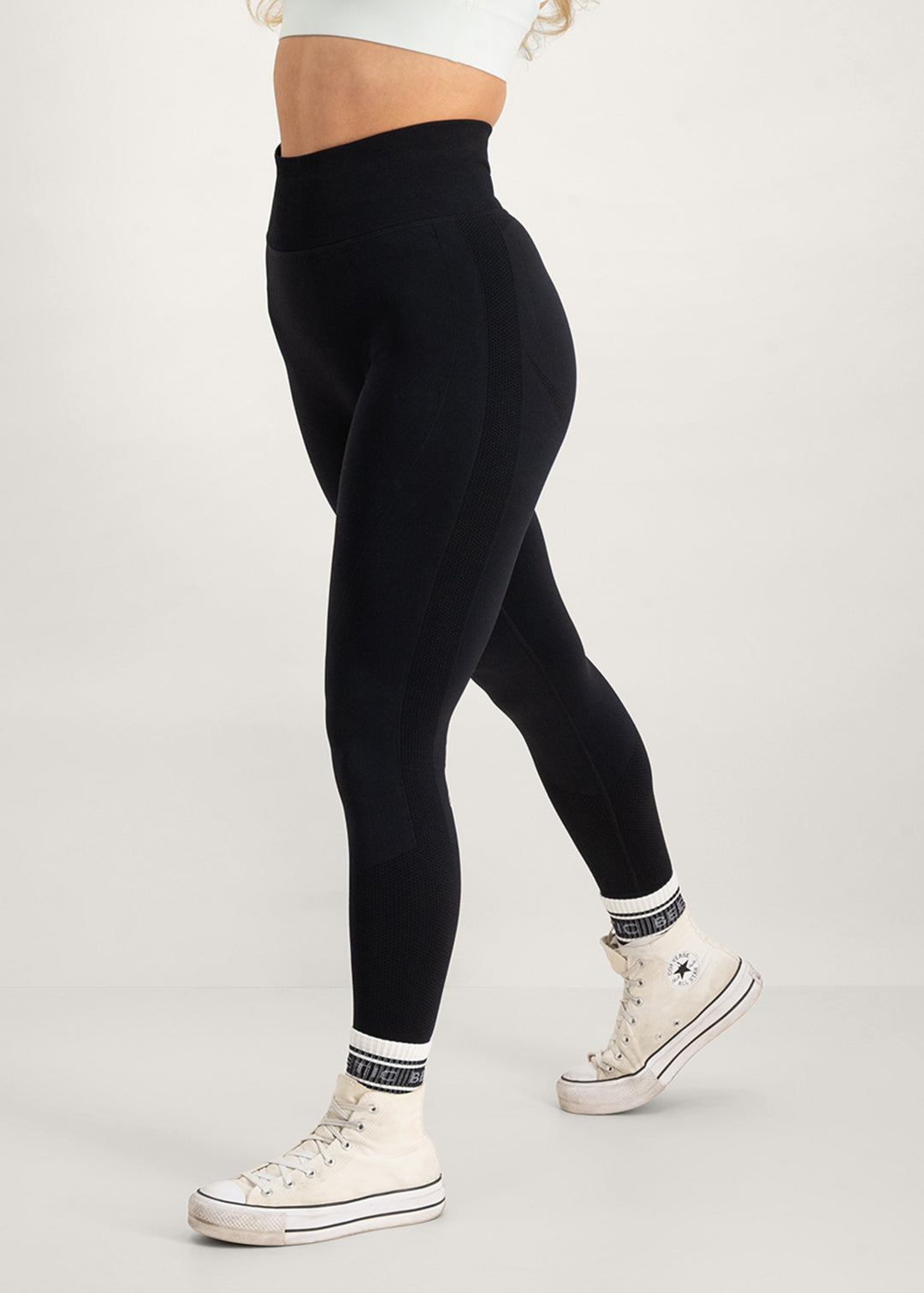 Fusion V2 - Scrunch Seamless Leggings Schwarz
