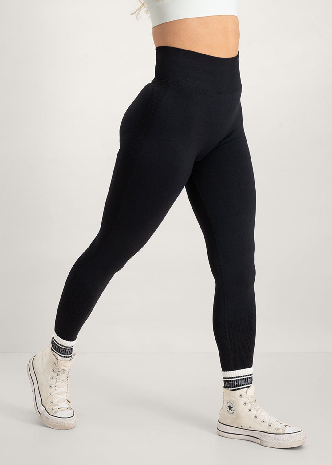 Fusion V2 - Scrunch Seamless Leggings Schwarz
