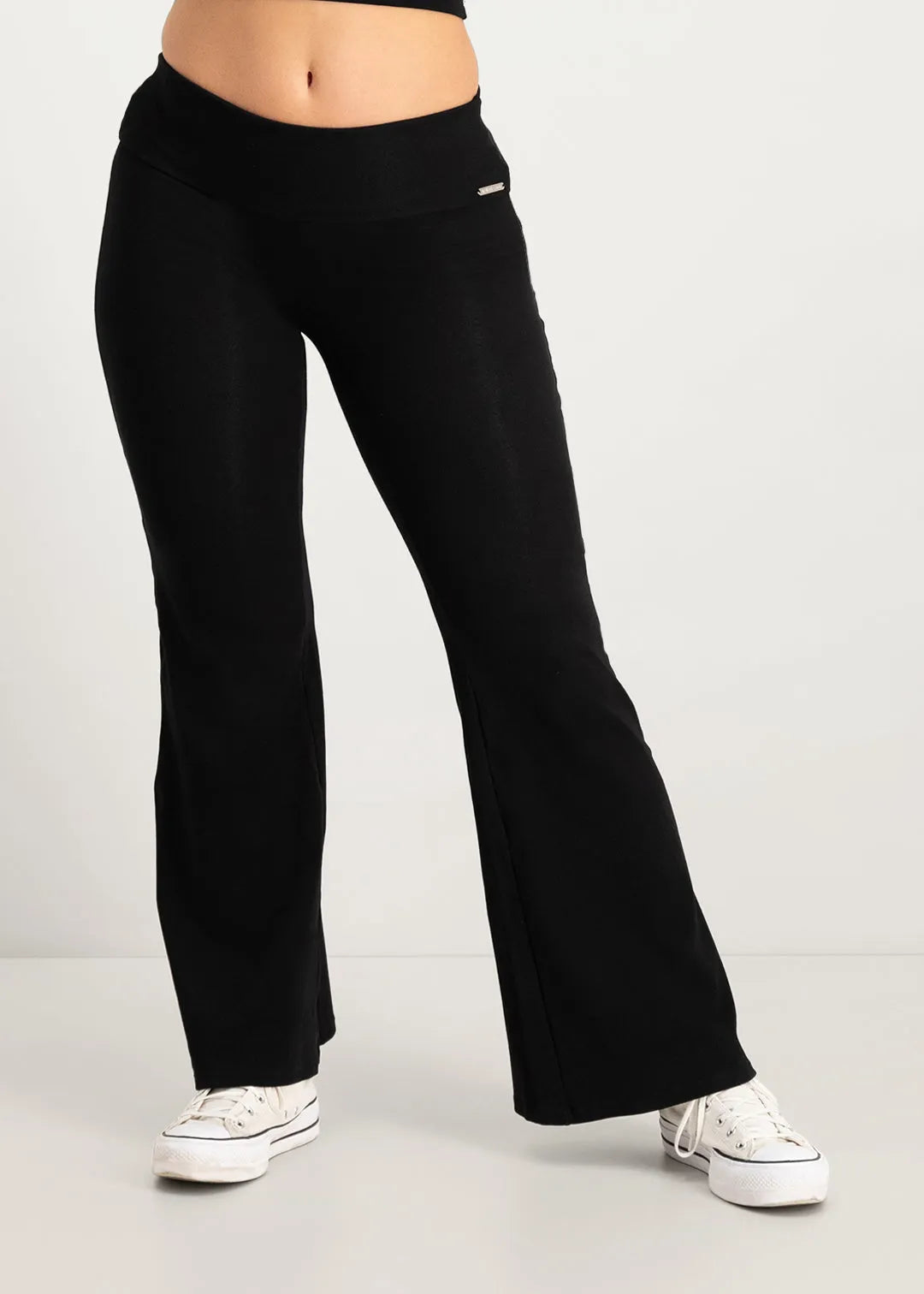 Flare Lounge Pants – Schwarz