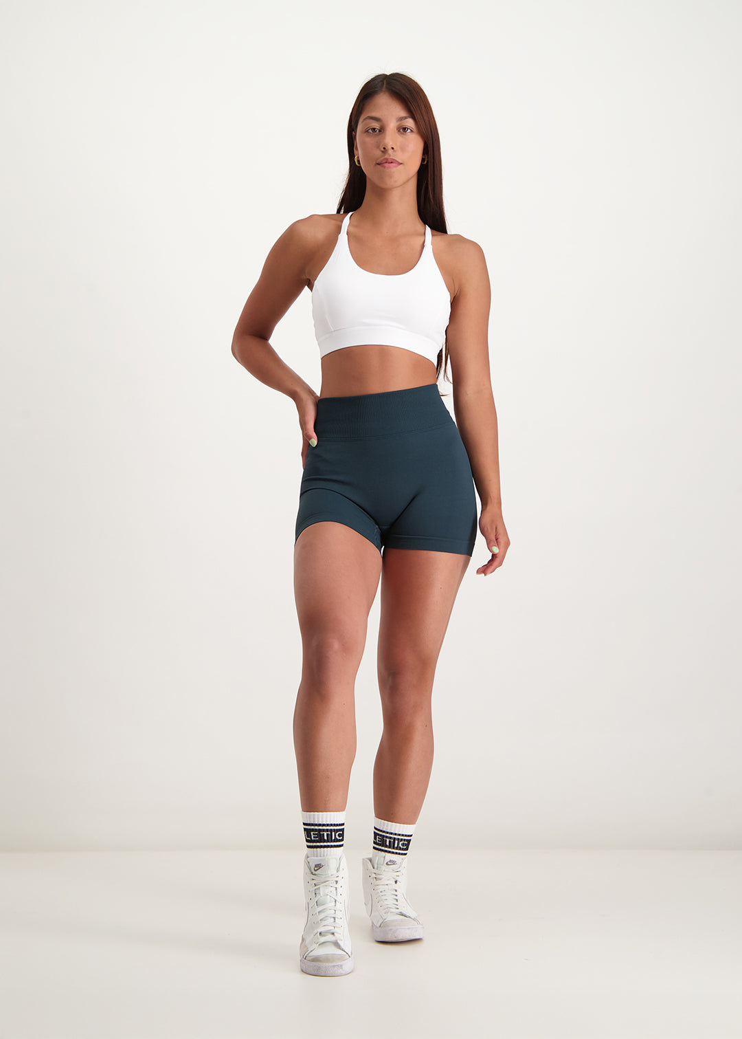 Fusion - Scrunch Seamless Short Waldgrün