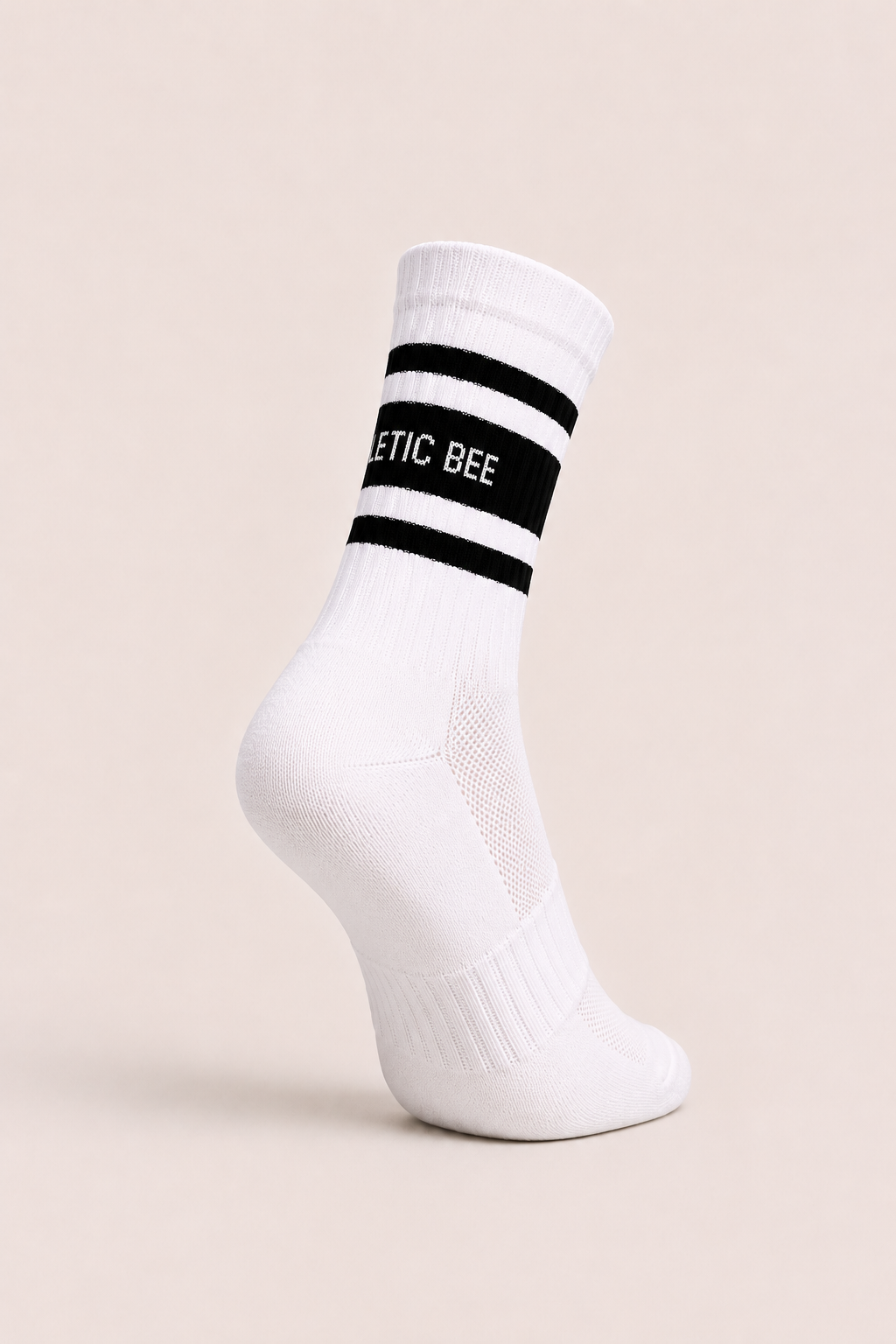 Crew-Socken – Sport – Weiß