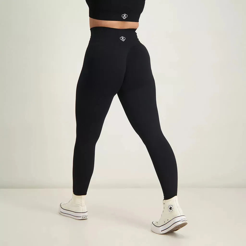 Balance - Scrunch-Leggings Schwarz